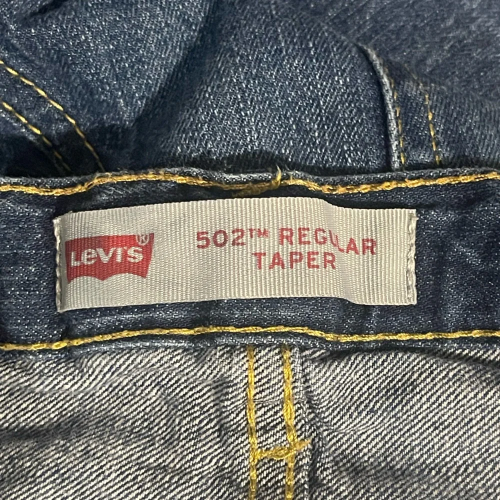 Levi’s 502 Regular Taper Distressed Straight Leg Blue‎ Jeans Size 12 Reg